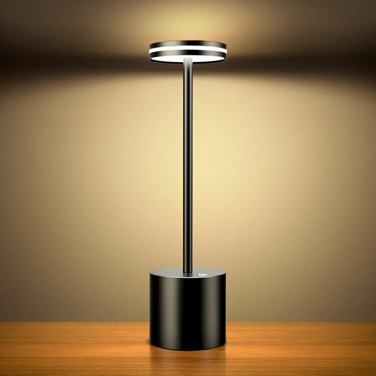 Cordless Table Lamp Portable 5000mah Outdoor Battery Powered Table