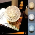 thumbnail image 1 of Cordless Table Lamp, Rechargeable Battery Operated Lamp, 3 Color Modes & Stepless Dimmable LED Touch Lamps, Portable Crystal Gold Metal Small Decorative Light for Kids Room, Bedroom, Gift, 1 of 1