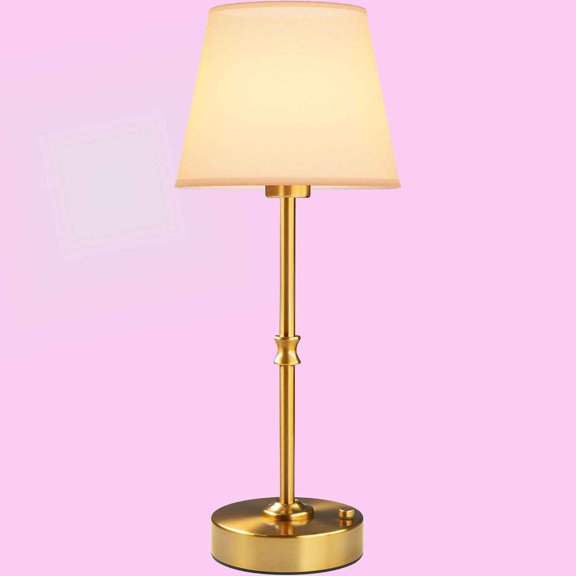 Cordless Table Lamp Rechargeable: Fast Charging & Long Lasting - Warm Light Vintage Gold Lamps for Dinning Living Room Bedroom