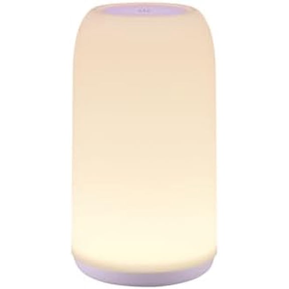 Cordless Table Lamps Rechargeable, Touch Lamp for Bedroom [Sleek Design & RGB Mode] 4-Level Brightness Small Bedside Lamp, LED Lamp Multi-Color Smart Nightstand Light for Living Room Home Gifts