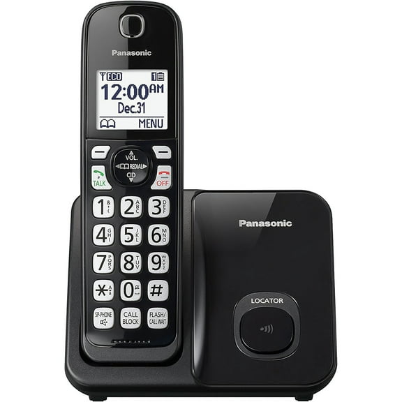 Cordless Telephone in black