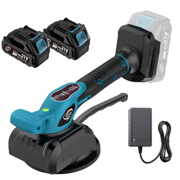Cordless Tile Vibration Machine, Portable Tile Laying Tool with Battery and Fast Charger