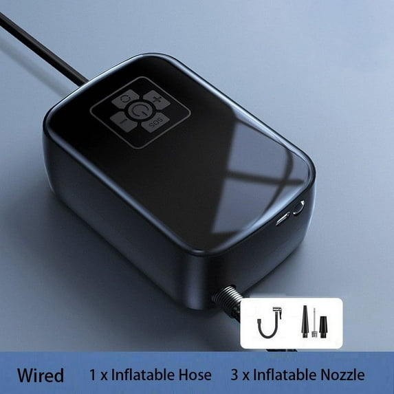 Cordless Tire Inflator Portable Air Compressor 150PSI Low Noise Portable Tire Air Pump for Motorcycle Bike Ball