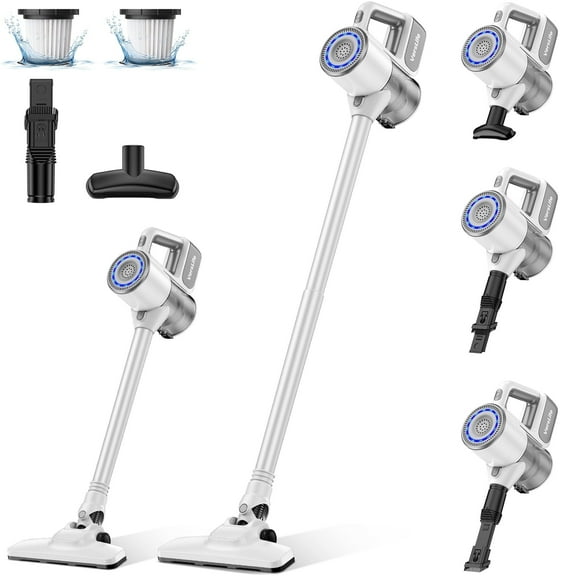 Cordless Vacuum Cleaner, 30Kpa/35 Mins Stick Vacuum, 6-in-1 Lightweight  Vacuum Cleaner for Hard Floor, Pet Hair