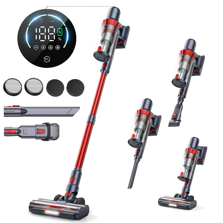 Buture Cordless Vacuum Lightweight Stick Cleaner Touch Display