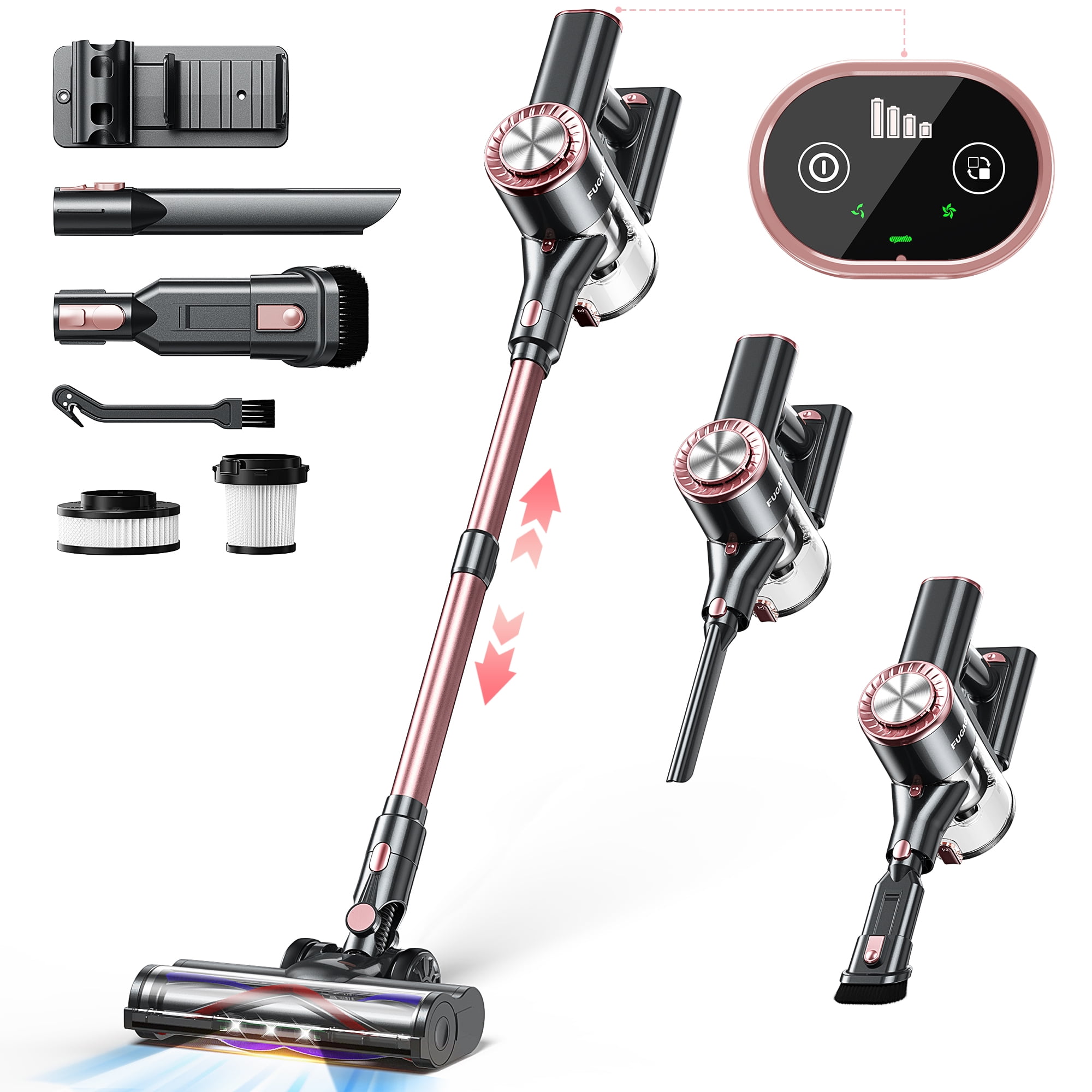 Cordless Vacuum Cleaner,EVMORE Rechargeable Cordless Stick Vacuum