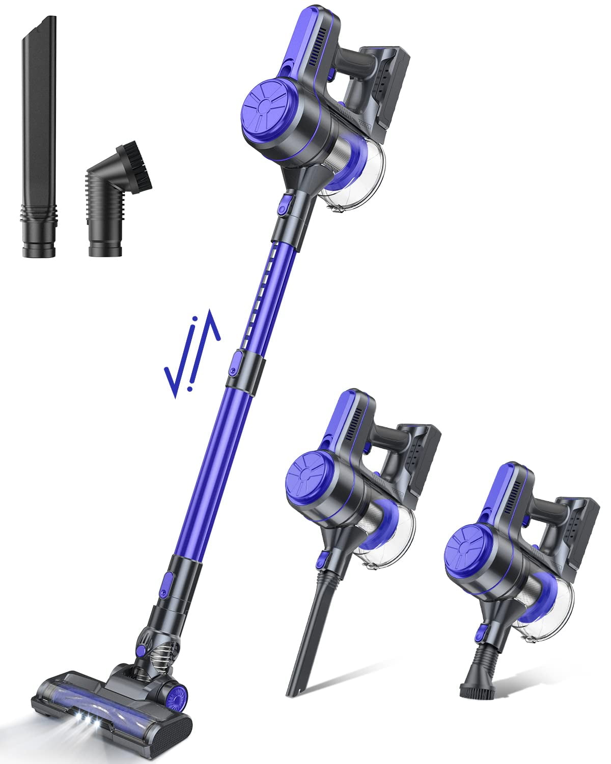 Cordless Vacuum Cleaner,High Efficiency Stick Vacuum Cleaner with 30min