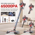 thumbnail image 1 of Cordless Vacuum Cleaner for Home - Powerful, Max 65Kpa Stick Vacuums Lightweight with Detachable Battery Display, Max 45Mins Runtime, 8in 1 Handheld Vacuum for Hardfloor & Carpets Pet Hair., 1 of 16
