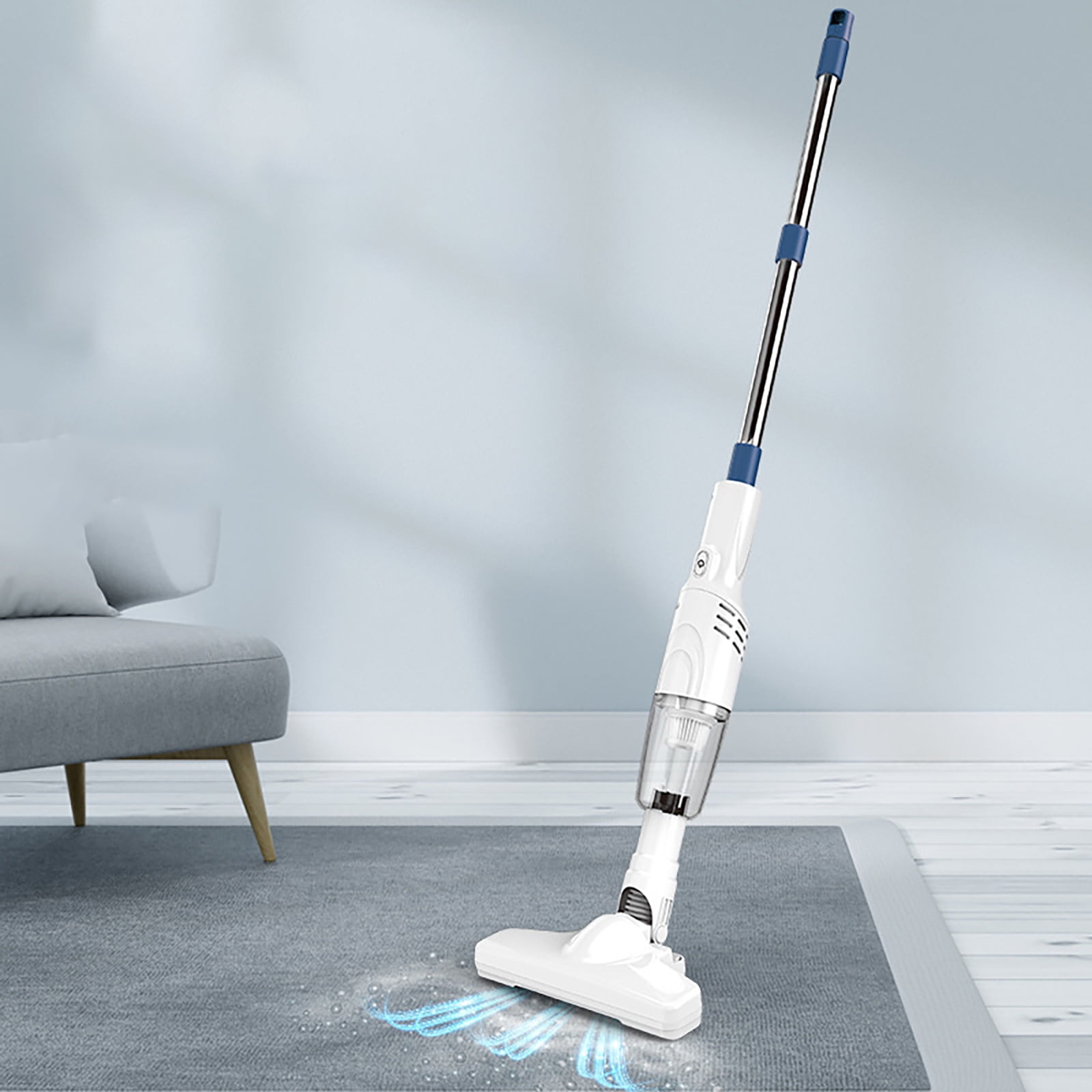 Cordless Vacuum Cleaner,Portable Handheld Vacuum with LED Light and Filter,Rechargeable Lightweight Carpet and Hard Floor Sweeper,Suitable for Pet Hair and Small Space Cleaning