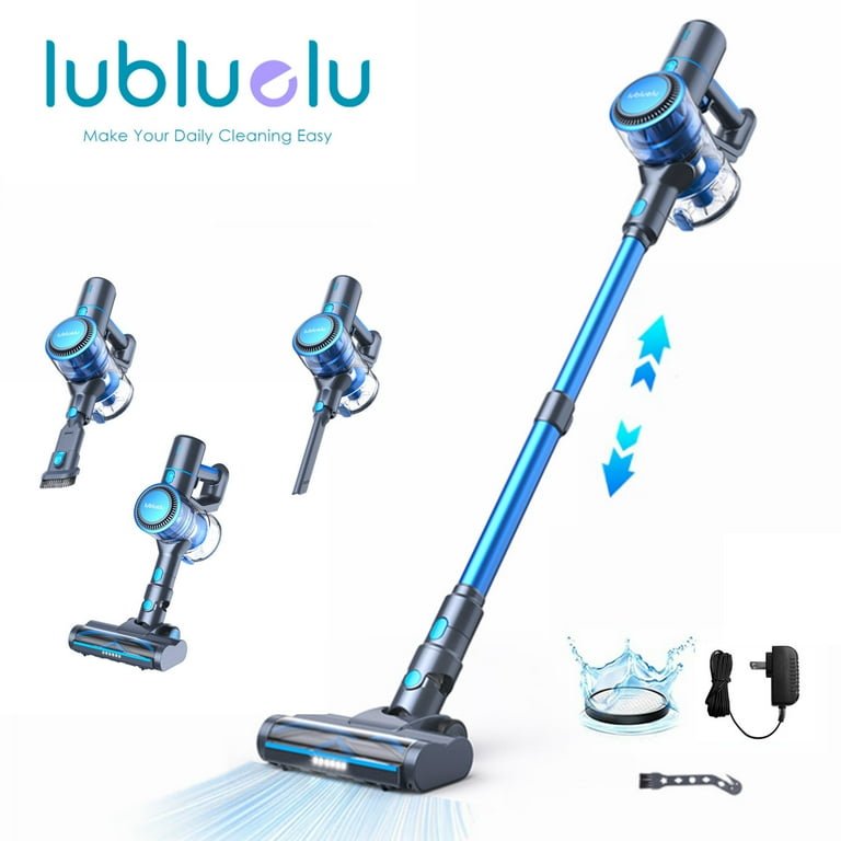 Cordless Vacuum Cleaner Powerful Suction Stick Vacuum Handheld Vacuum Cleaner Blue