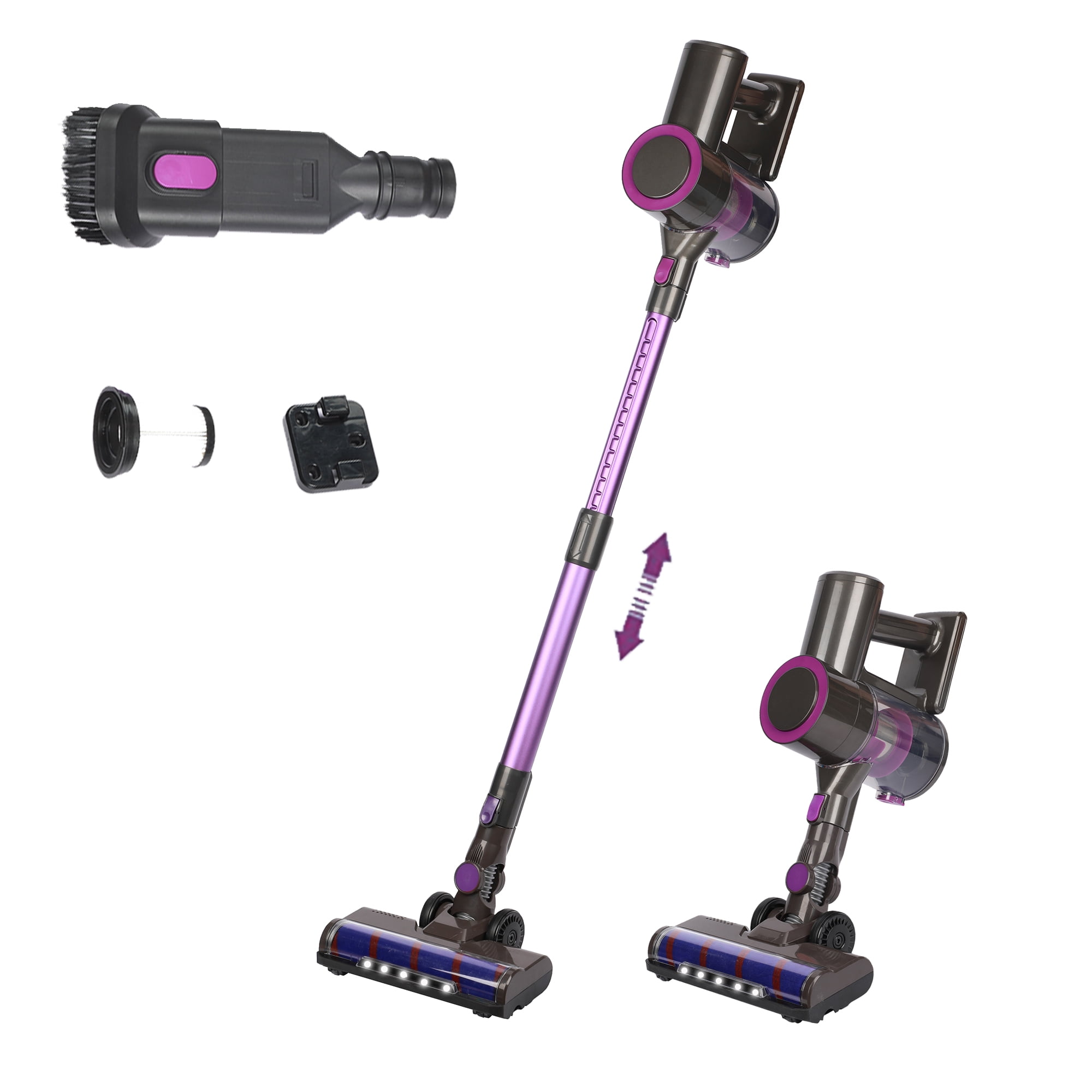 Cordless Vacuum Cleaner, Stick Vacuum Cleaner for Hardwood Floor Pet