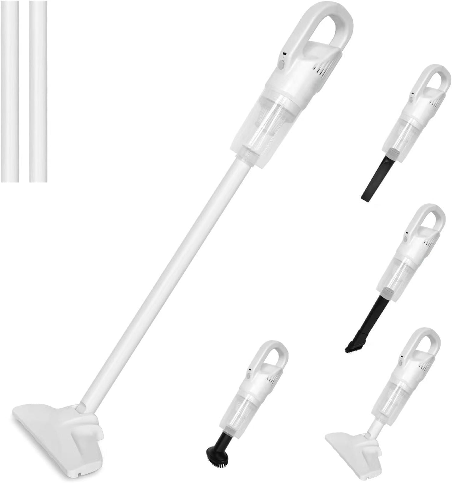 Cordless Vacuum Cleaner, Stick Vac with Tangle-Resistant Design, Up to 60 Minutes, Powerful Suction, Rechargeable, Lightweight, and Versatile for Carpet, Hard Floor, Pet Hair