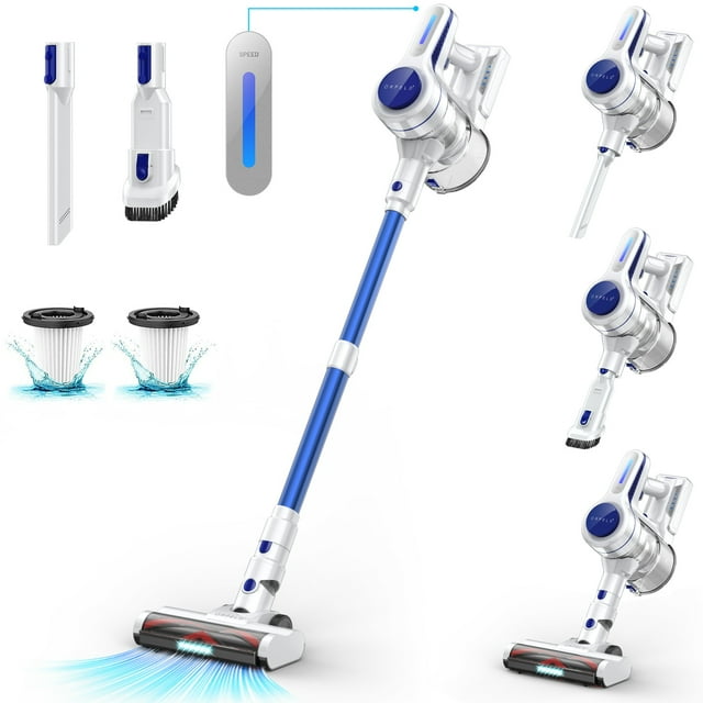 Cordless Vacuum ORFELD 4 in 1 Stick Vacuum Cleaner Run Time up 35 Mins