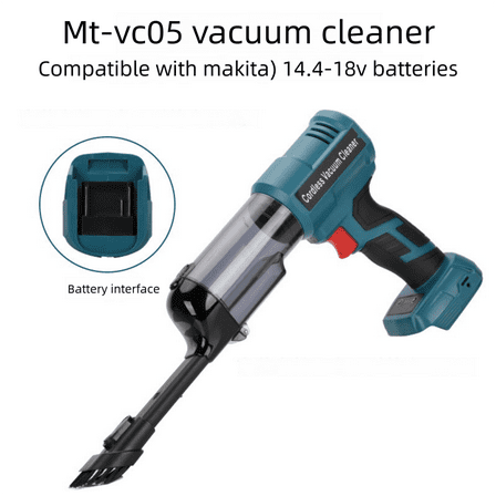 Cordless Vacuum for Ma-kita 18V Battery, Portable Handheld Vacuum Cleaner Home Dust Cleaner