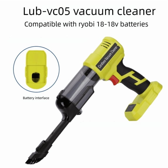 Cordless Vacuum for Ryo.bi 18V Battery, Portable Handheld Vacuum Cleaner Home Dust Cleaner