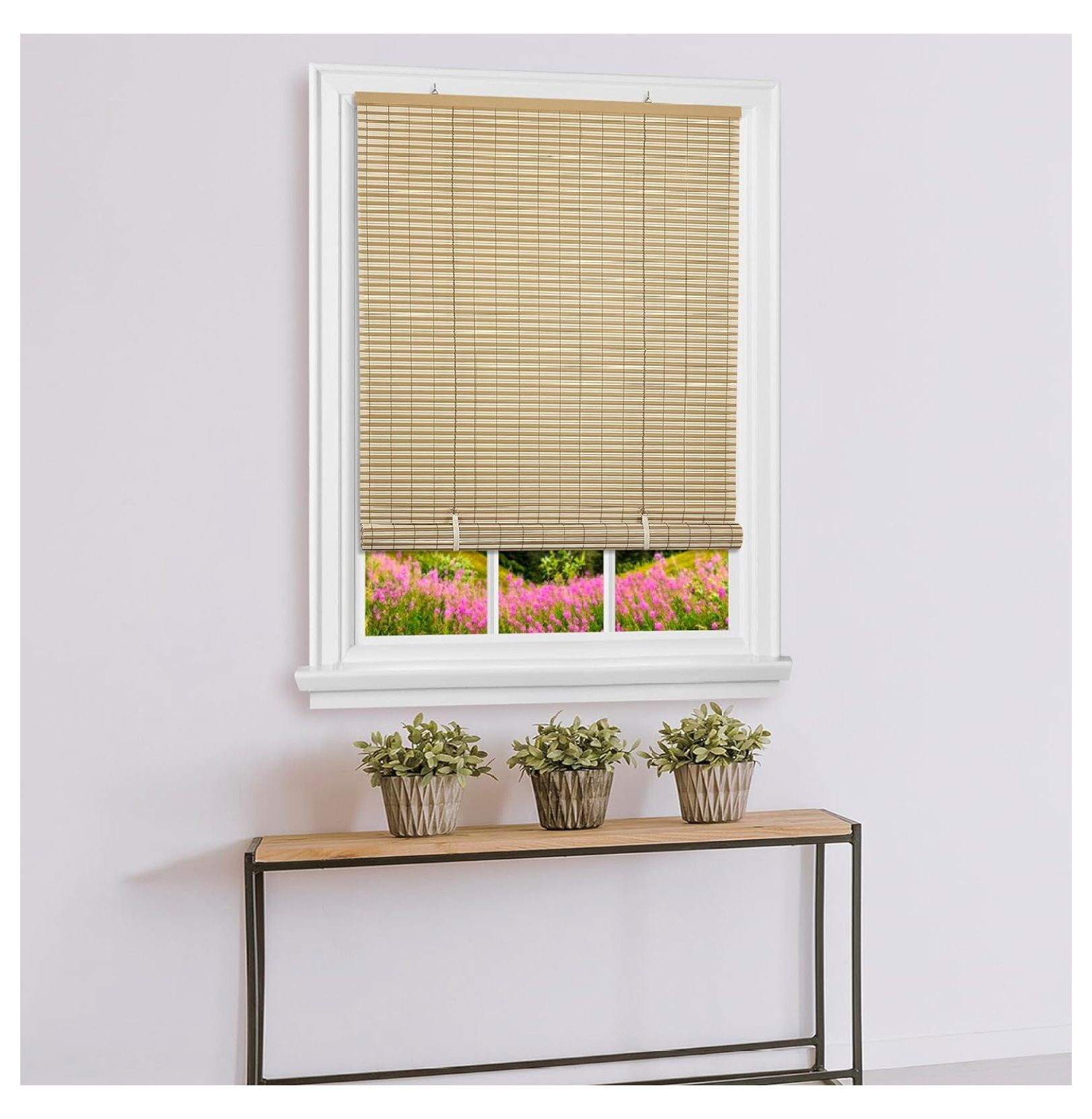 Cordless Veranda Vinyl Roll-Up Blind 36 Inch Width x 72 Inch Length ...