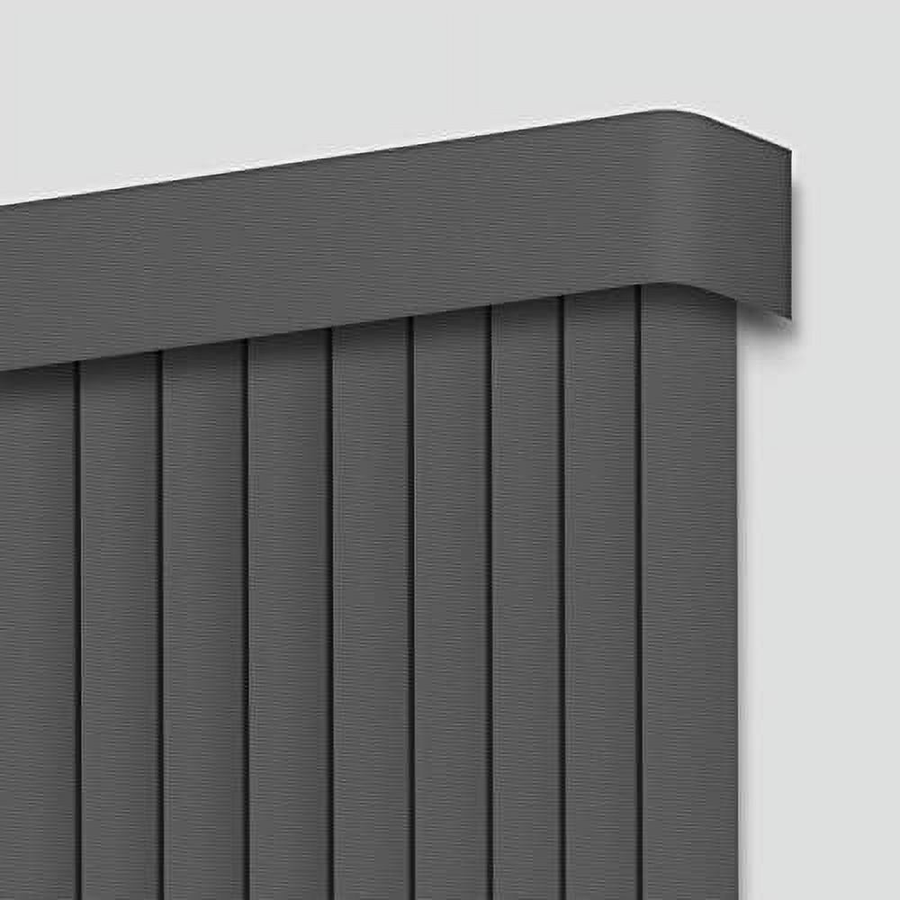 Cordless Vertical Blinds Window Blind Dark Grey Custom Blackout Fabric Cordless Vertical Blinds Window Blind Dark Grey Custom Blackout Fabric