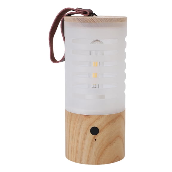Cordless Warm Light LED Camping Lantern with Stepless Dimming 2700K Rechargeable Battery Operated Portable Camp Hanging Light for Outdoor Hiking Traveling, 7.5 inches / 19 cm