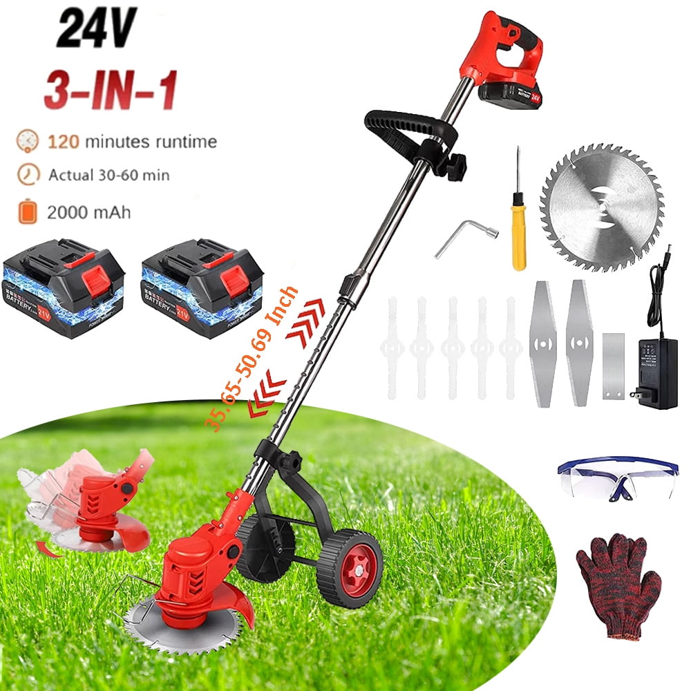 Battery powered grass trimmer hotsell