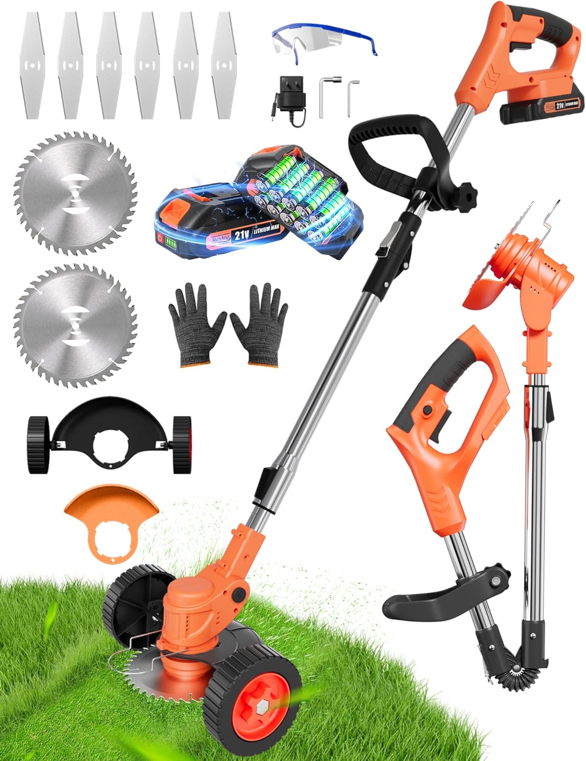 Lightweight battery operated weed eater sale
