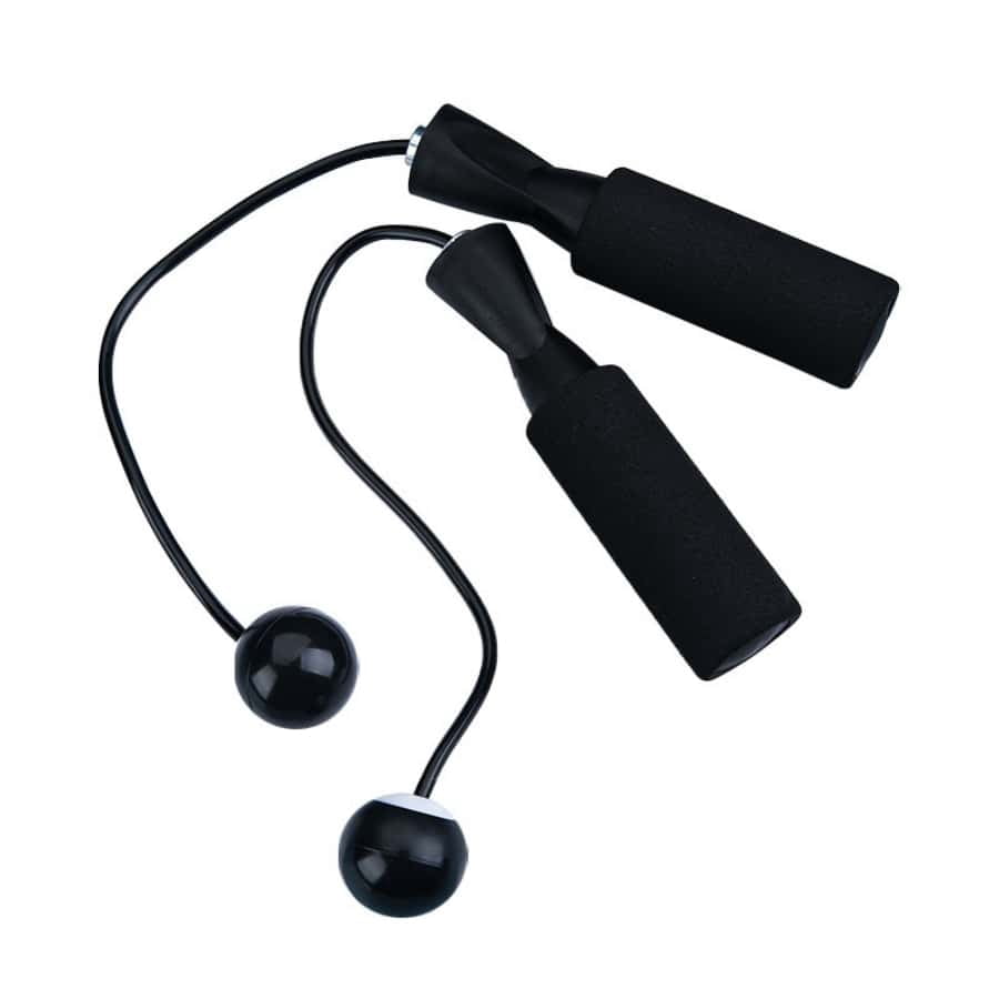 Cordless Weighted Skipping Rope, Removable Ball Jump Rope for Indoor Fitness (1 Pair)