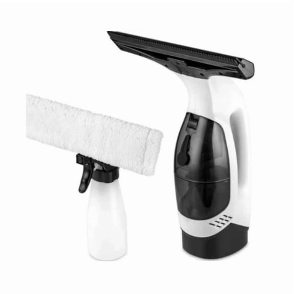 Cordless Window Cleaner for Home and Car, 150ml Tank, 28cm Detachable Microfiber Wiper, IPX4, 5V 800mA Charger, US Plug
