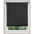 thumbnail image 1 of Cordless Window Minds Mini Blinds 1" Slats Black Vinyl Blind  with Durable, 1 of 1