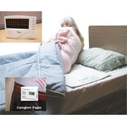 Cordless/Wireless Bed Alarm System with Pager - 20 x 30 Pad
