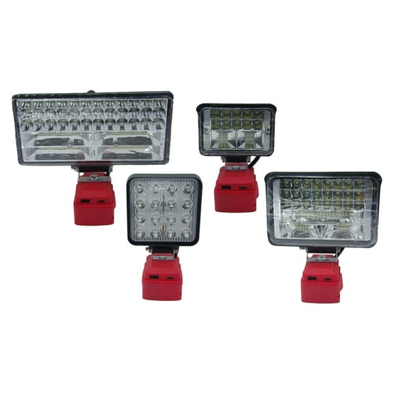 Cordless Work Light For 18V Battery Flashlight Usb Charing Port For Lighting 3Inch Fangkenuo