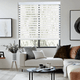 thumbnail image 1 of Cordless Zebra Blinds by AOSKY – Light Control, Privacy Made Simple & Safe!Bring Comfort and Style to Your Home with AOSKY Zebra Blinds.44" W x 72" H, White, 1 of 4