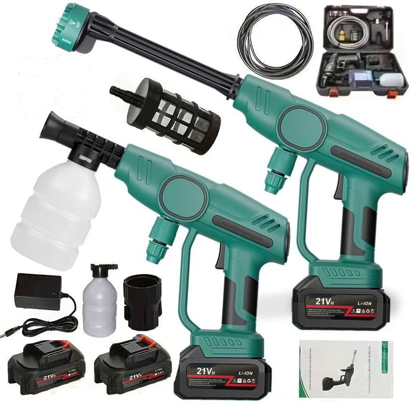 Cordless portable outdoor high-pressure cleaning machine, car washing machine, water gun, watering plant, floor cleaning tool, local warehouse delivery within 2 to 5 days