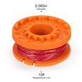 thumbnail image 1 of Cordless trimmer spool strap 2Cap kit, durable and suitable for Worx GTClippers, 1 of 2