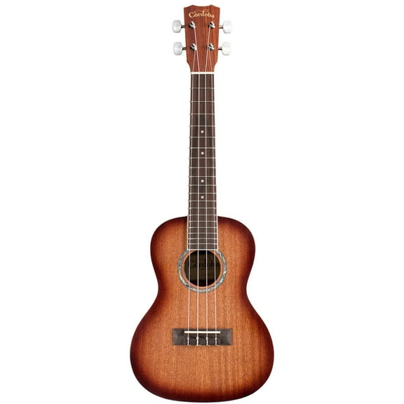 Cordoba 15CM-E Concert Ukulele, Mahogany w/ Edgeburst