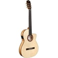thumbnail image 1 of Cordoba C5-CET Limited Spalted Maple Thin Body Cutaway Classical Acoustic-Electric Nylon String Guitar, Iberia Series, 1 of 14