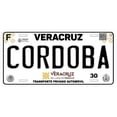 thumbnail image 1 of Cordoba Veracruz Mexico Novelty Car License Plate, 1 of 3