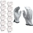 thumbnail image 1 of Cordova 8500L Premium Grain Goatskin Driver Gloves, Unlined, Shirred Elastic Back, Keystone Thumb, Large, 12-Pack,Brown, 1 of 15