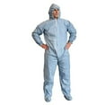 thumbnail image 1 of Cordova FRC400XL Defender FR Blue Limited Flame Resistant Coverall, Elastic Wrists & Back, Hood & Boots, X-Large, 25-Pack, 1 of 2