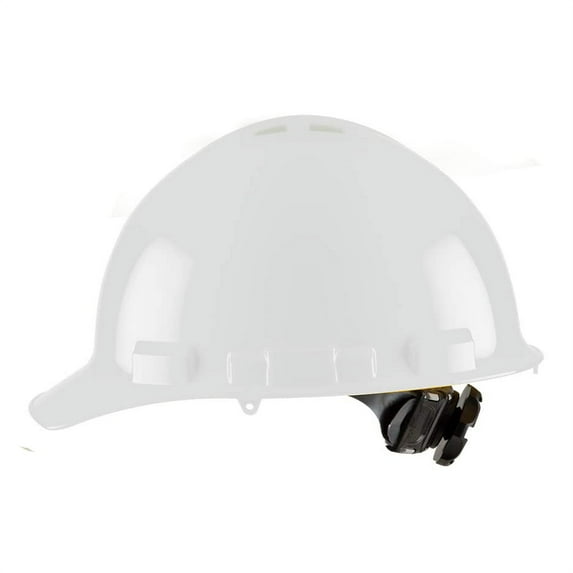 Cordova H24R1V Duo Cap-Style Vented Helmet, 4-Point Ratchet Suspension, White