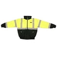 thumbnail image 1 of Cordova Men's Standard Bomber Jacket, Lime Green, Large, 1 of 8