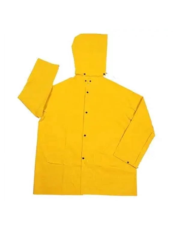 StormFront .35 MM PVC/Polyester, 2-Piece, Detachable Hood Rain Jacket, Unisex Adult 2X-Large