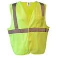 thumbnail image 1 of Cordova Type R, Class II, Lime Mesh Vest, Hook & Loop Closure, 2-Inch Silver Reflective Tape, X-Pattern On Back, Pockets One Outside Chest, One Inside Lower, X-Large, 1 of 1
