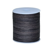 Cords Essentials - Dye Round Leather Cord, for Jewelry Making, Necklaces, Bracelets, Kumihimo Braiding, Handle Wraps, Crafts and Hobby projects