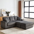 thumbnail image 1 of Corduroy 3-seat Set | Soft Fabric and High Load Capacity | Family Nap Space, 1 of 5