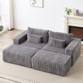 thumbnail image 1 of 87" Cloud Plush Sleeper, No Assembly Needed | Bedroom and Living Room Relaxing Option, 1 of 4