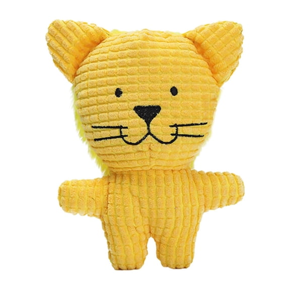 Corduroy Animal Plush Toys Set Cow Pig Rabbit Cat Elephant Koala Monkey Stuffed Figures Soft Textured Squeaky Style Playful Home Decor Aesthetic Room Figure
