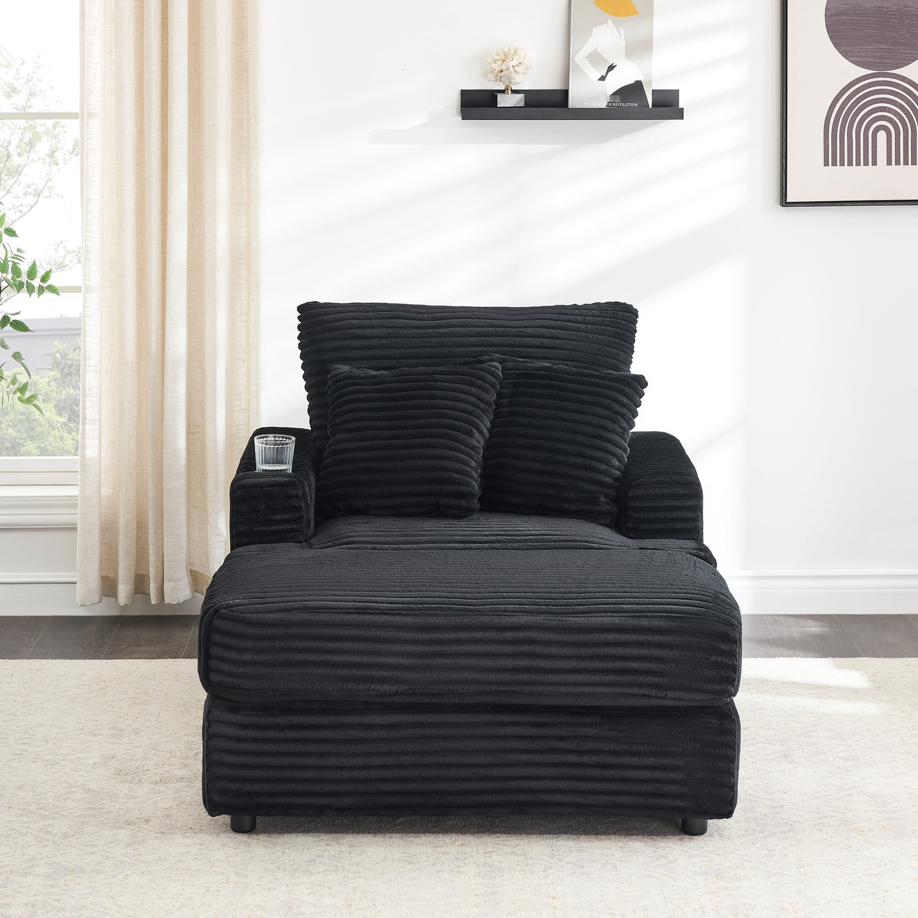 Photo inspiration: Gallery Detail: Corduroy Armchair Ottoman Dual Function Use