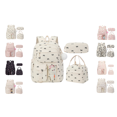 thumbnail image 1 of Corduroy Backpack Set, All-Match Strawberry Print Complete School Bag Package Matched With Lunch Container Bag And Pen Storage Case, Ideal For Road Trips And Regular Everyday Errands C, 1 of 5