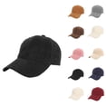 thumbnail image 1 of Corduroy Baseball Cap Curved Brim Adjustable Baseball Hat for Women Men, 1 of 3