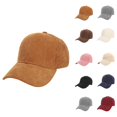 thumbnail image 1 of Corduroy Baseball Cap Curved Brim Adjustable Baseball Hat for Women Men, 1 of 3