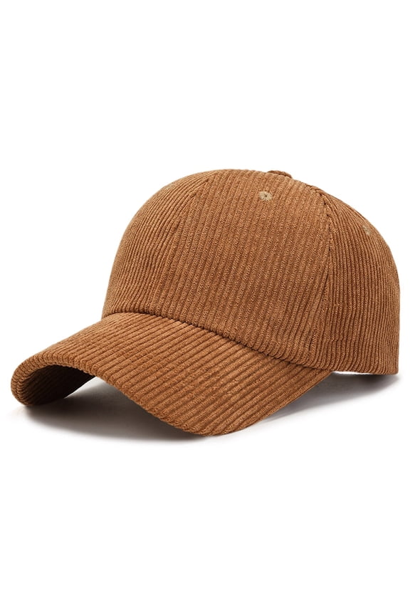 Corduroy Baseball Cap For Men And Women Stylish Casual Sun Hat Versatile Soft Texture Sunshade Cap Squints Hat And Glasses Cabbage Patch Hats Womens Baseball Caps Ponytail Baseball Caps for Toddlers